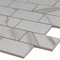 Msi Pietra Calacatta SAMPLE Polished Porcelain Mesh-Mounted Mosaic Floor & Wall Tile ZOR-PT-0223-SAM - alternate 2